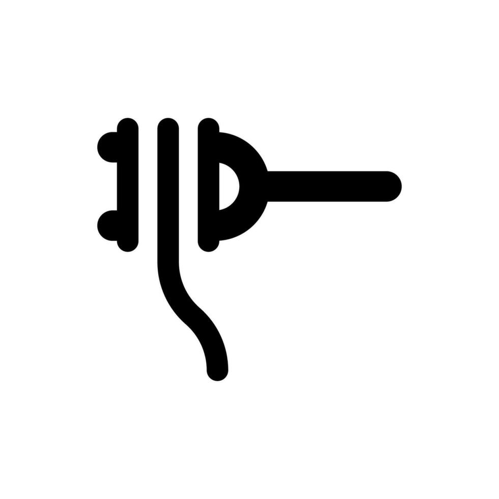 Noodles icon, logo isolated on white background vector