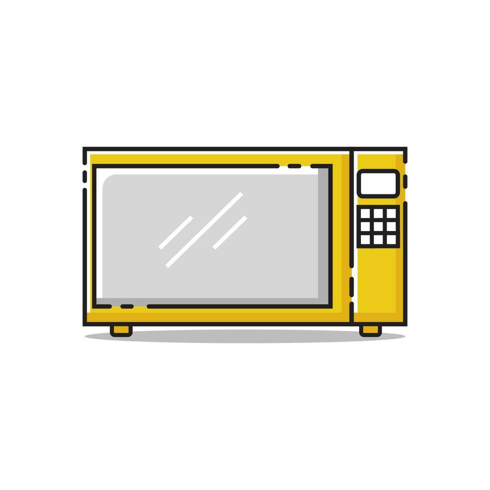 Oven in flat design style vector