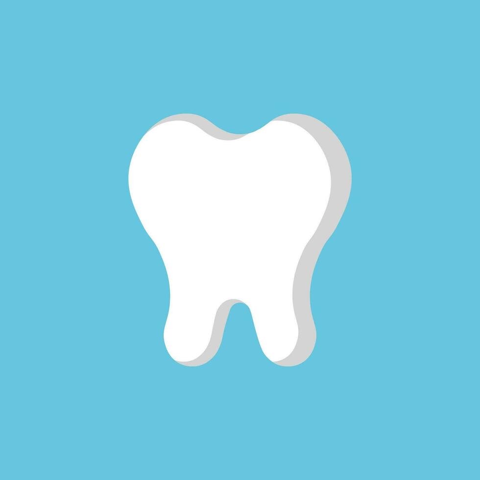 illustration of teeth with white background vector