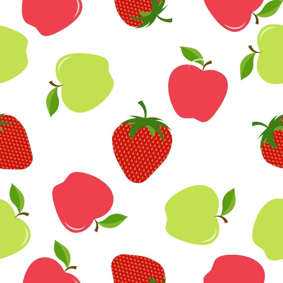 seamles modelo de frutas, vector eps 10