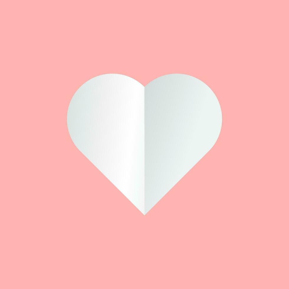 heart-shaped logo or icon, symbolizing love and affection vector