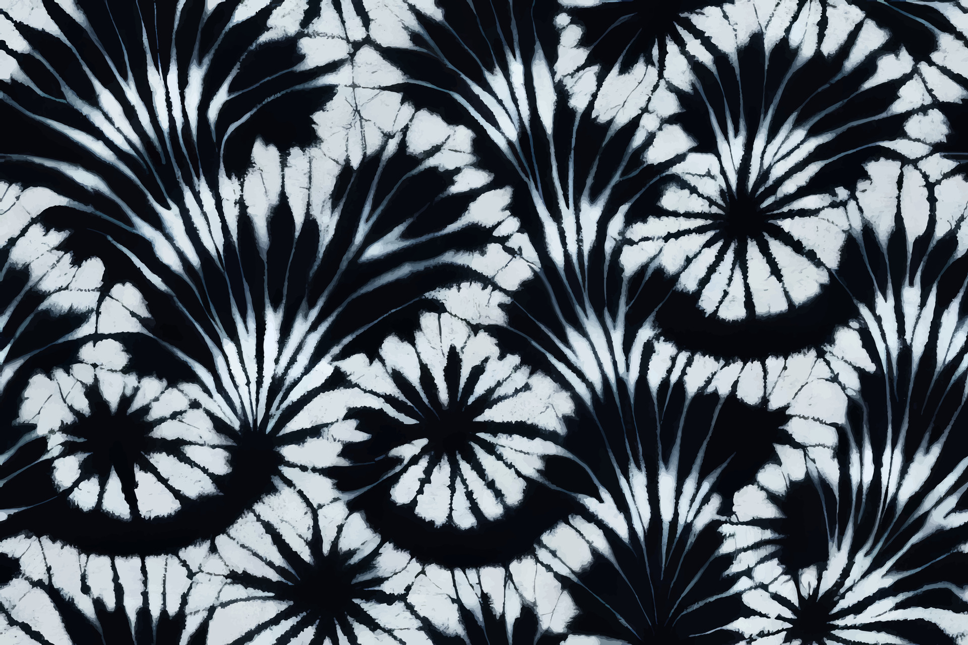 Tie dye background geometric pattern texture Vector Image