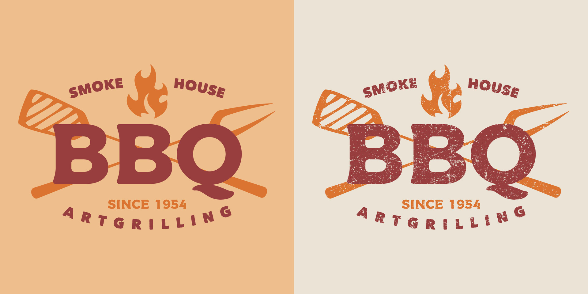 Smokehouse bbq logo badge 25724465 Vector Art at Vecteezy