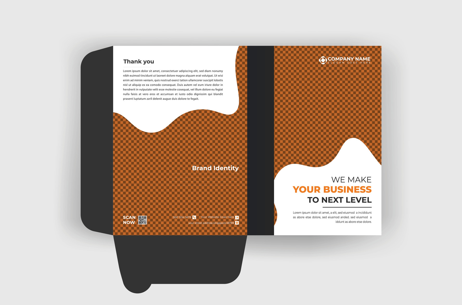 Creative and professional minimal clean colorful file folder design ...