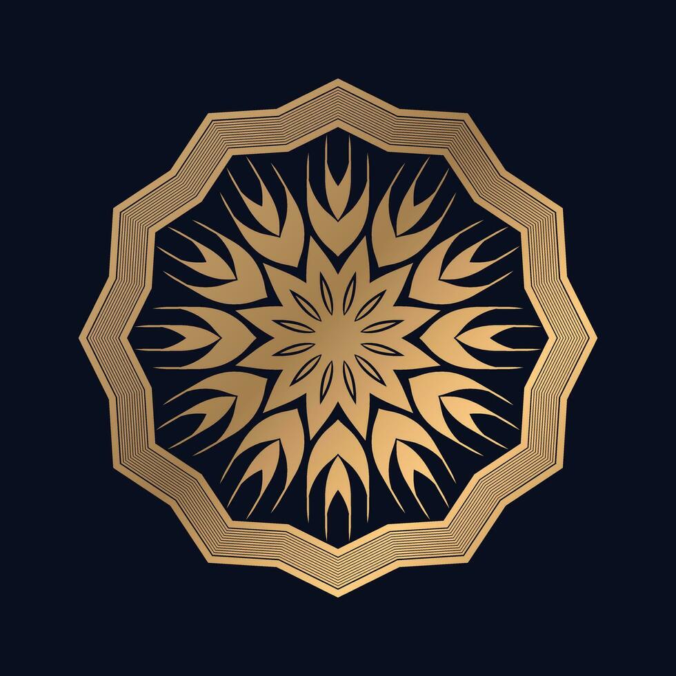 Beautiful Islamic Pattern Mandala design vector template