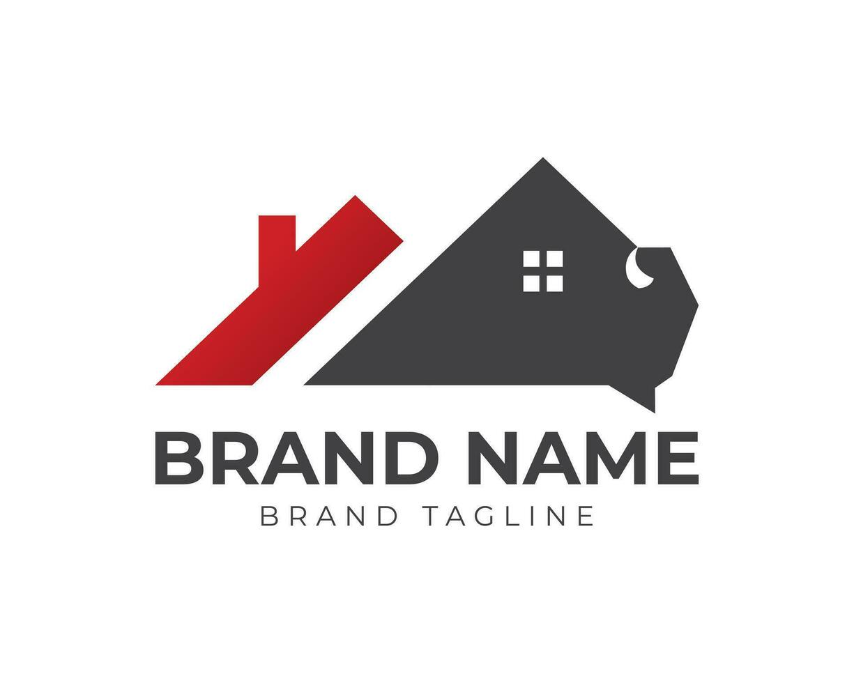 bison house logo vector