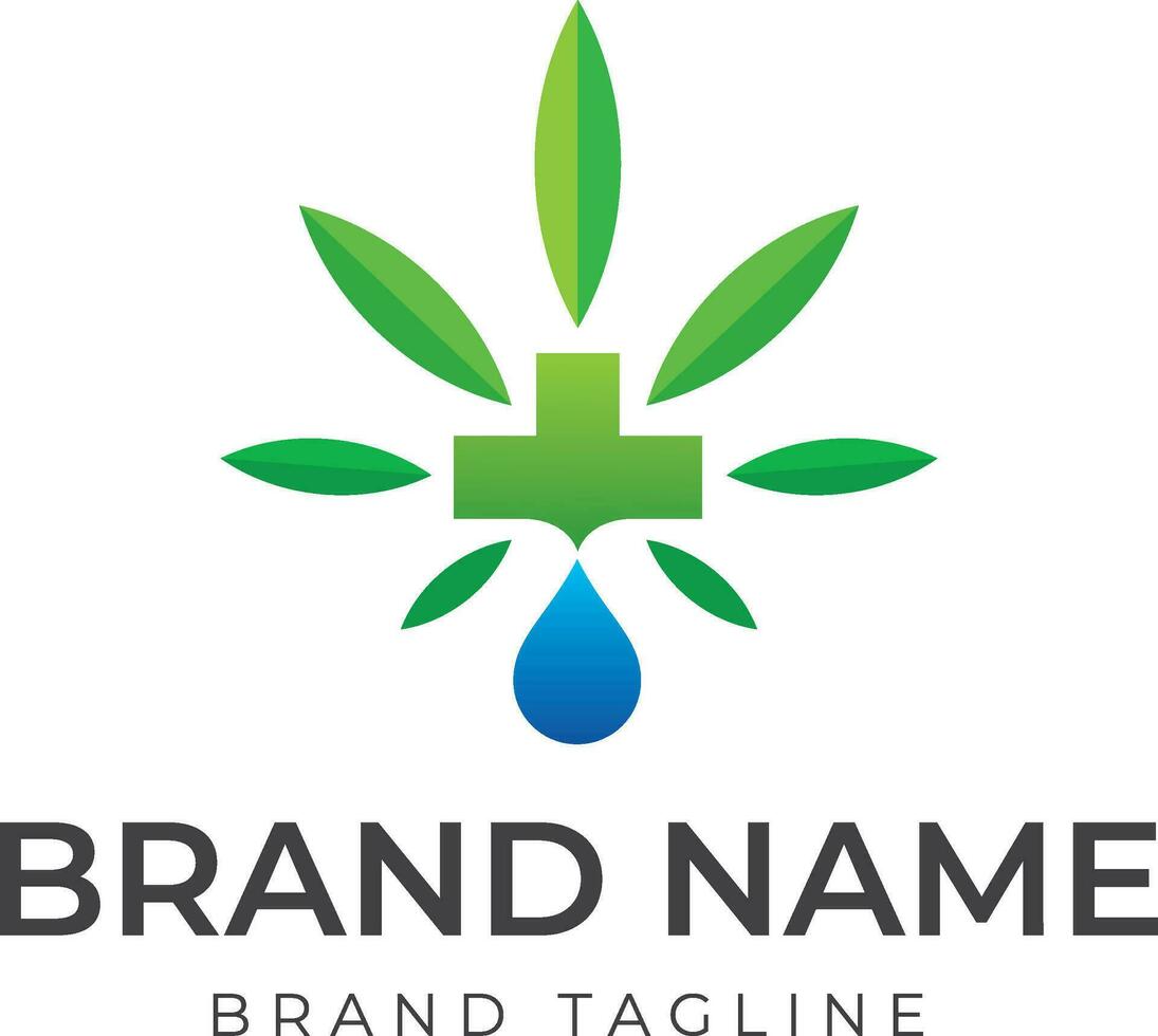 CBD medic logo vector