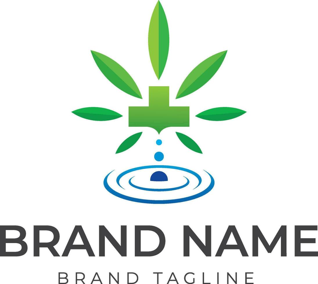 CBD medic logo vector