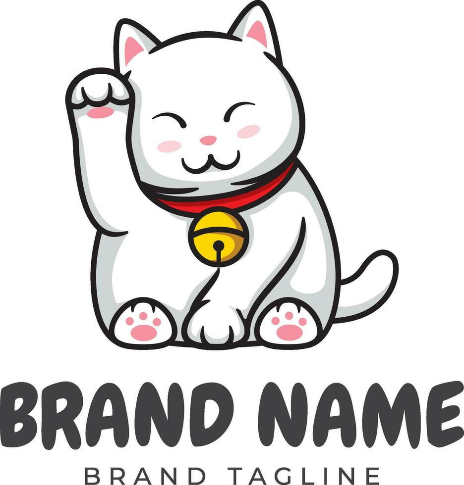 gato Tienda logo vector