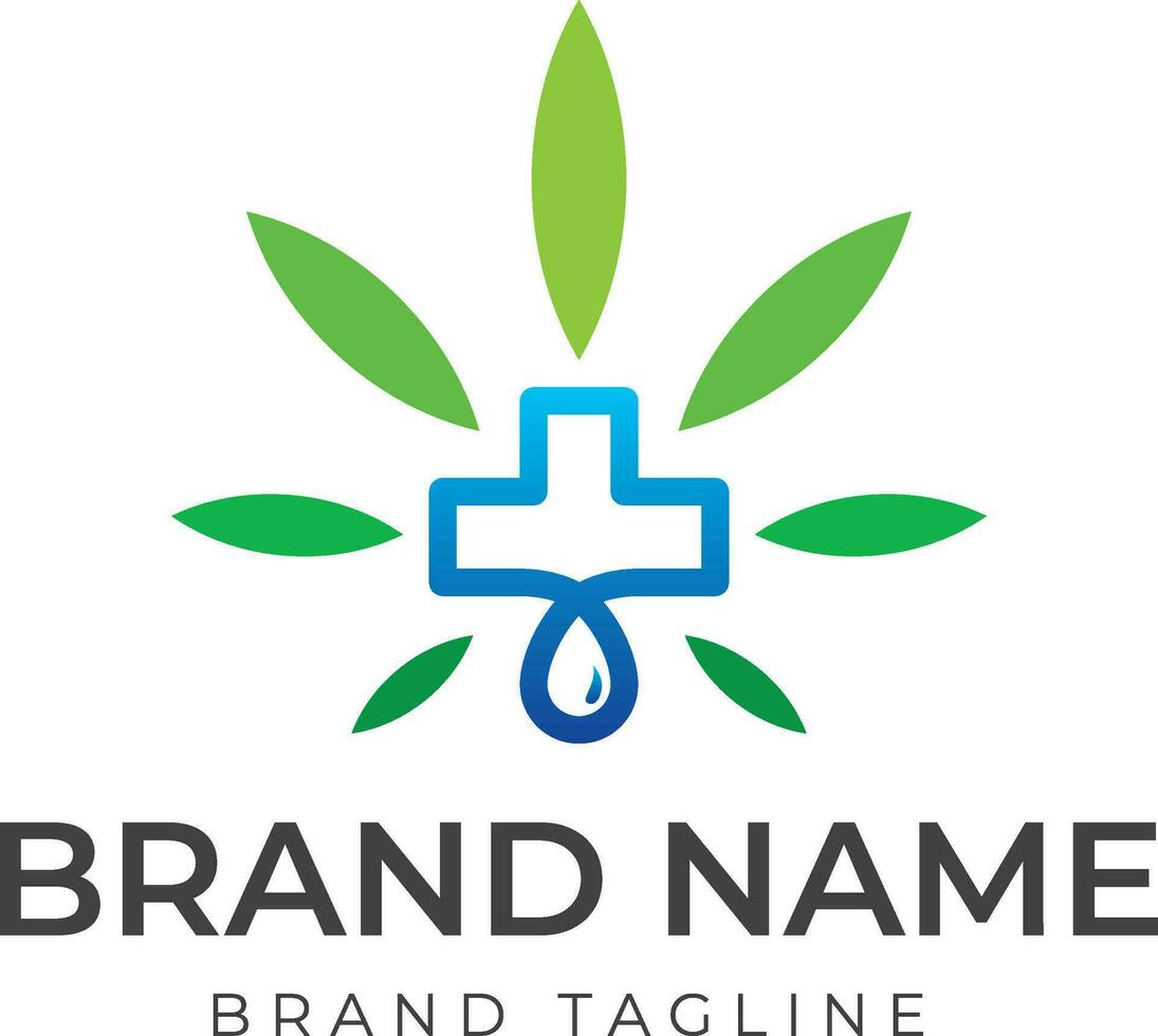 CBD medic logo vector