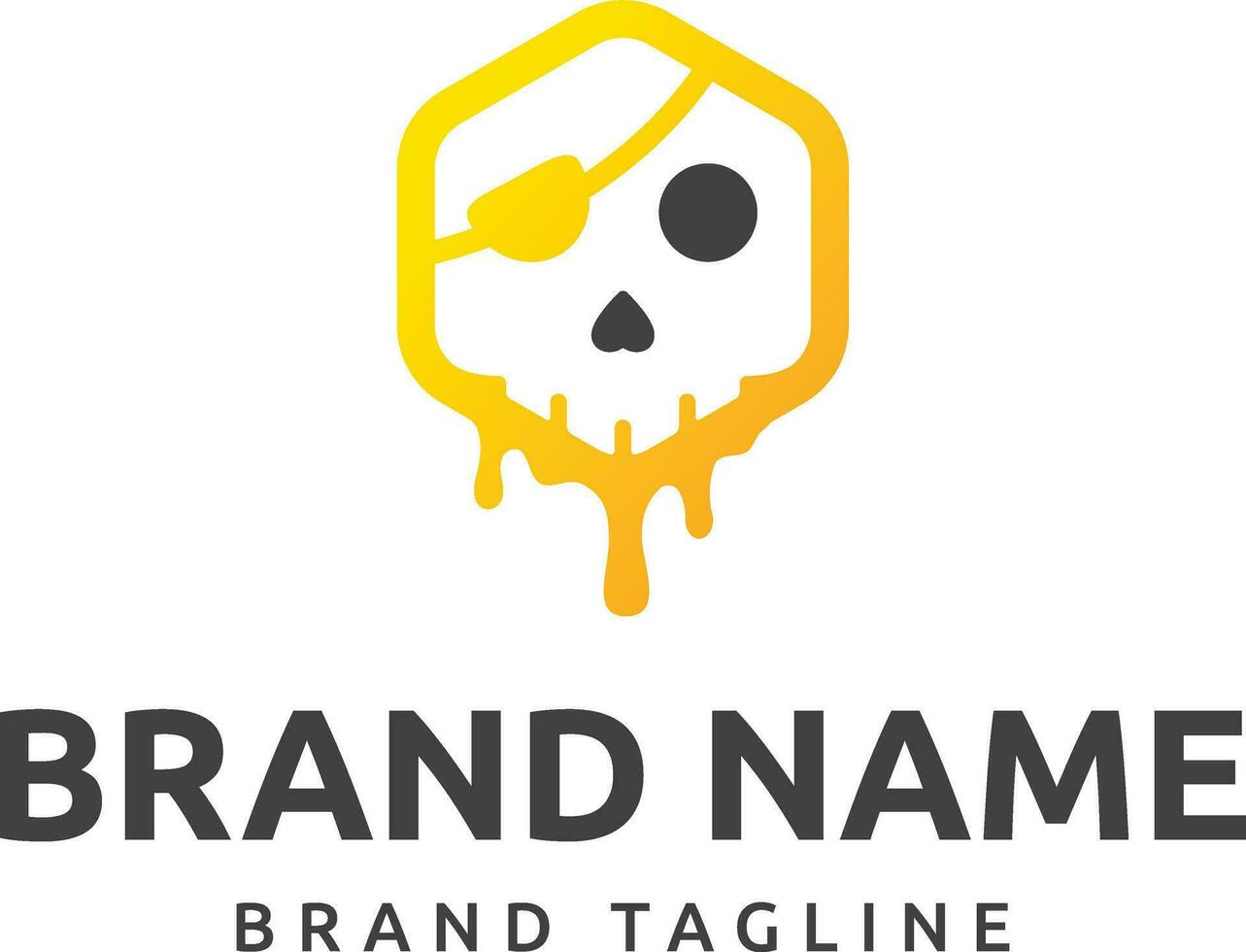 pirates bee logo vector
