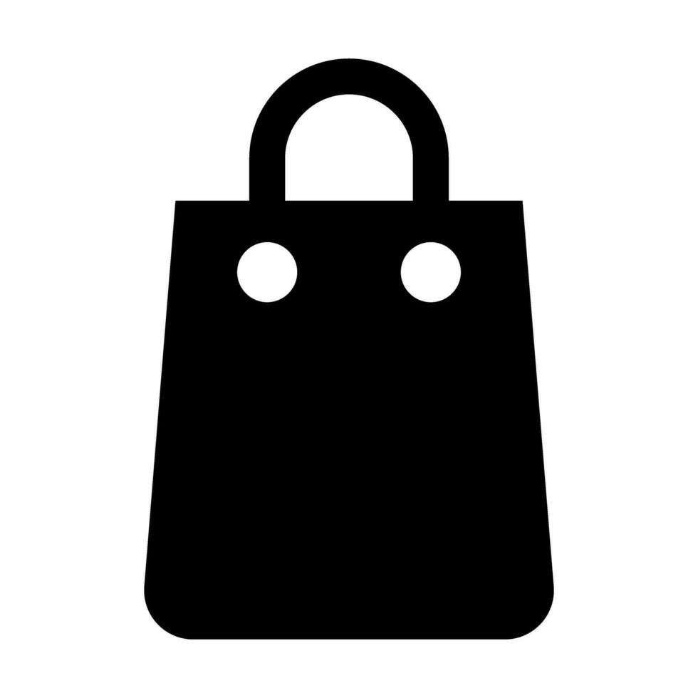 Shopping Bag Vector Glyph Icon For Personal And Commercial Use.