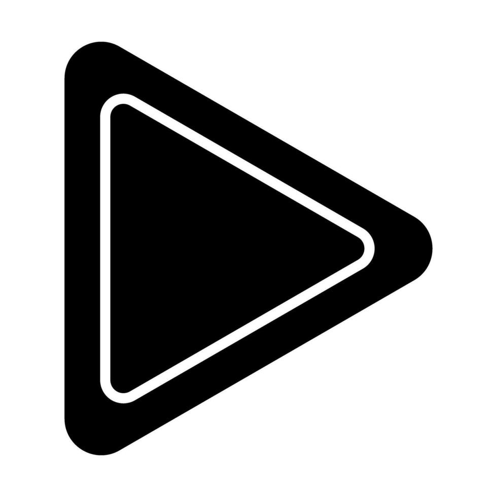 Play Vector Glyph Icon For Personal And Commercial Use.