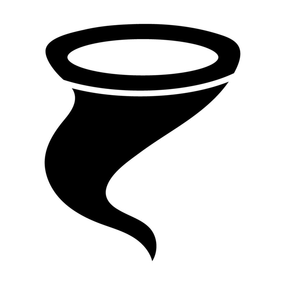 Tornado Vector Glyph Icon For Personal And Commercial Use.