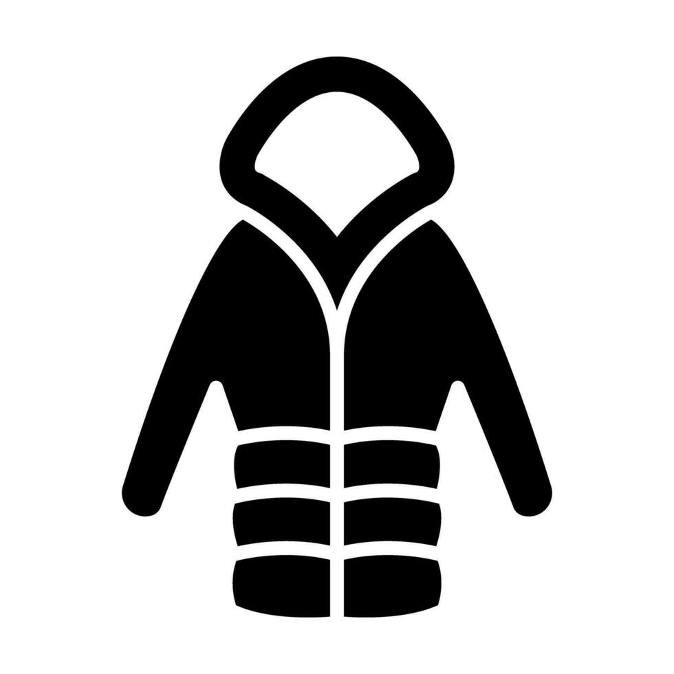 Rain Coat Vector Glyph Icon For Personal And Commercial Use.
