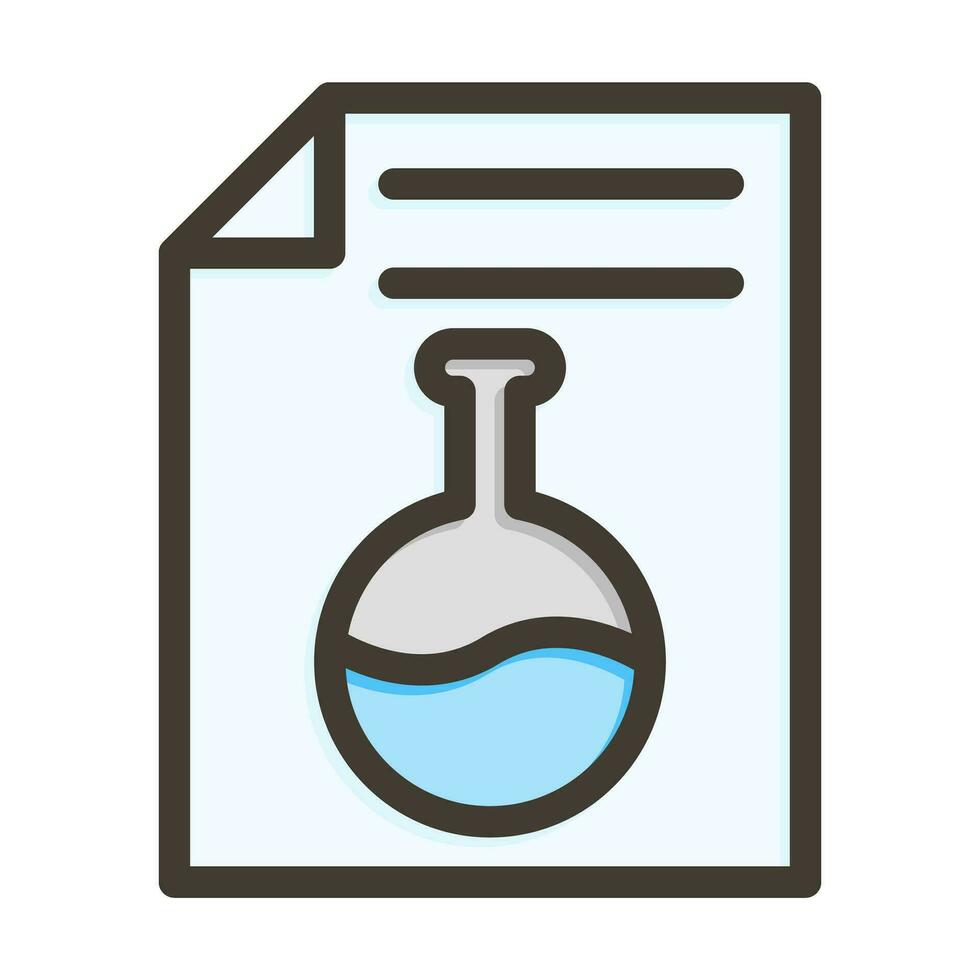 Report Thick Line Filled Colors For Personal And Commercial Use. vector