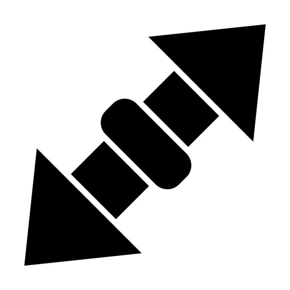 Resize Vector Glyph Icon Design
