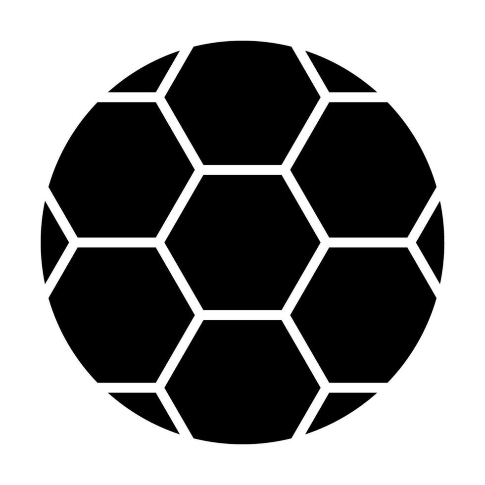 Football Vector Glyph Icon Design