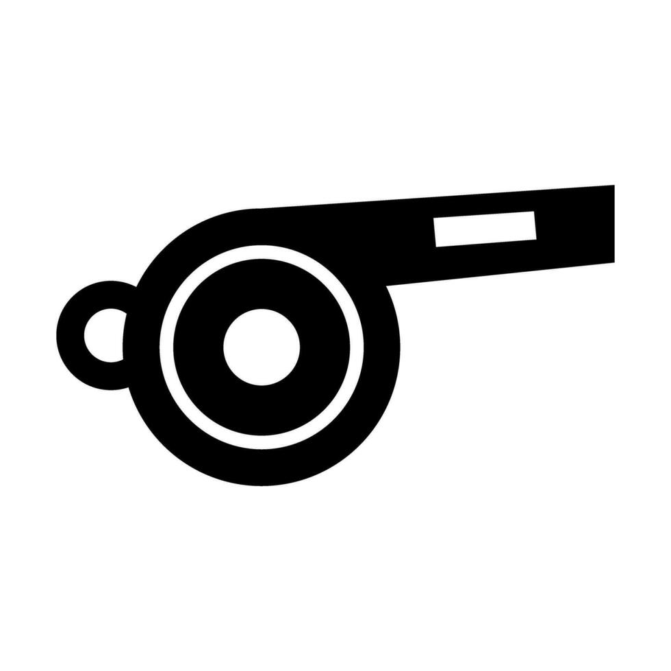 Whistle Vector Glyph Icon Design