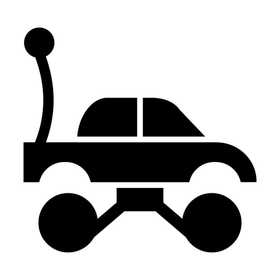 Rc Car Vector Glyph Icon Design