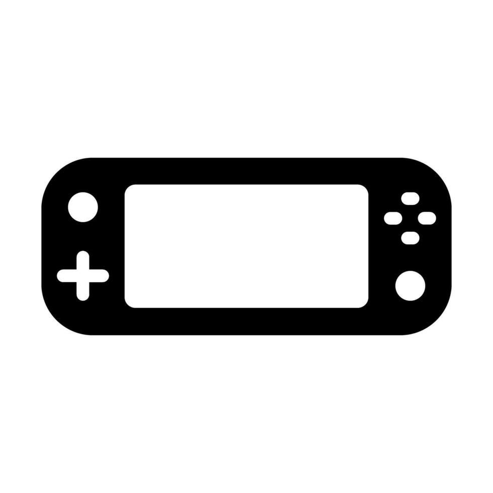 Game Console Vector Glyph Icon Design