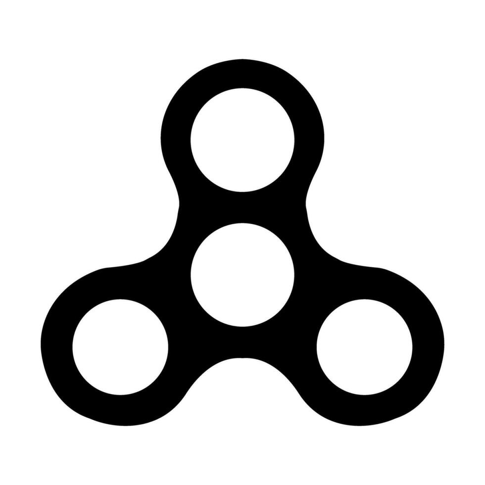 Spinner Vector Glyph Icon Design