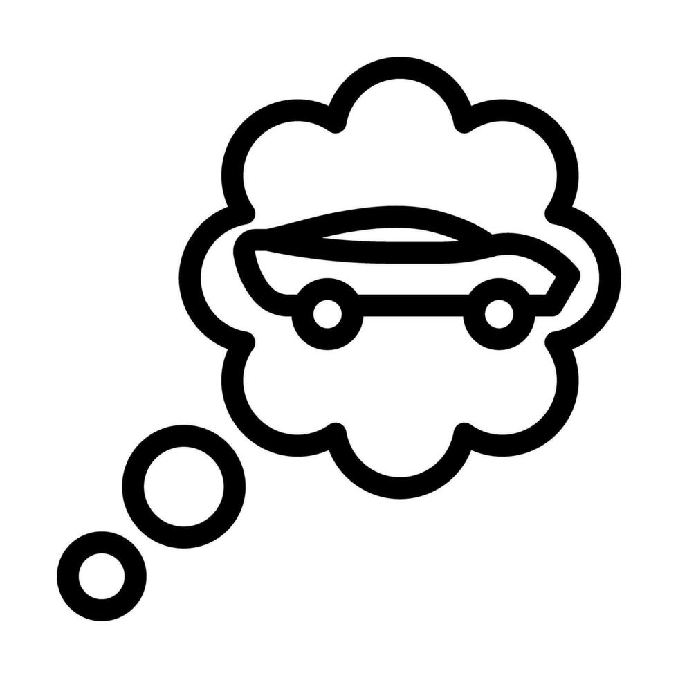 Dream Car Icon Design vector