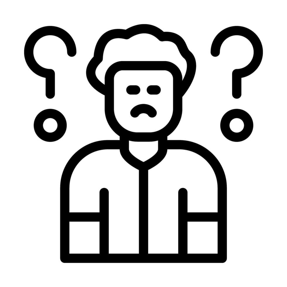 Confusion Icon Design vector