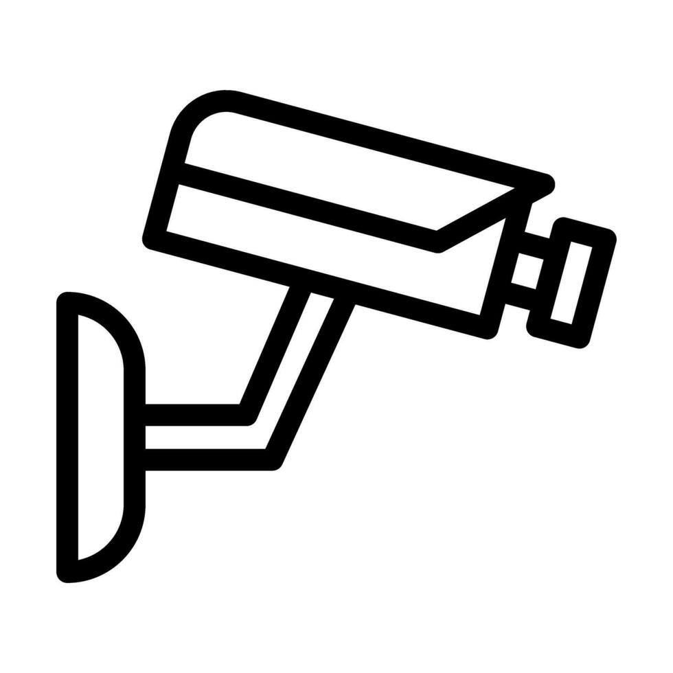 CCTV Vector Thick Line Icon For Personal And Commercial Use.
