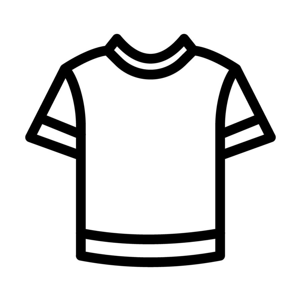 Crewneck Vector Thick Line Icon For Personal And Commercial Use.