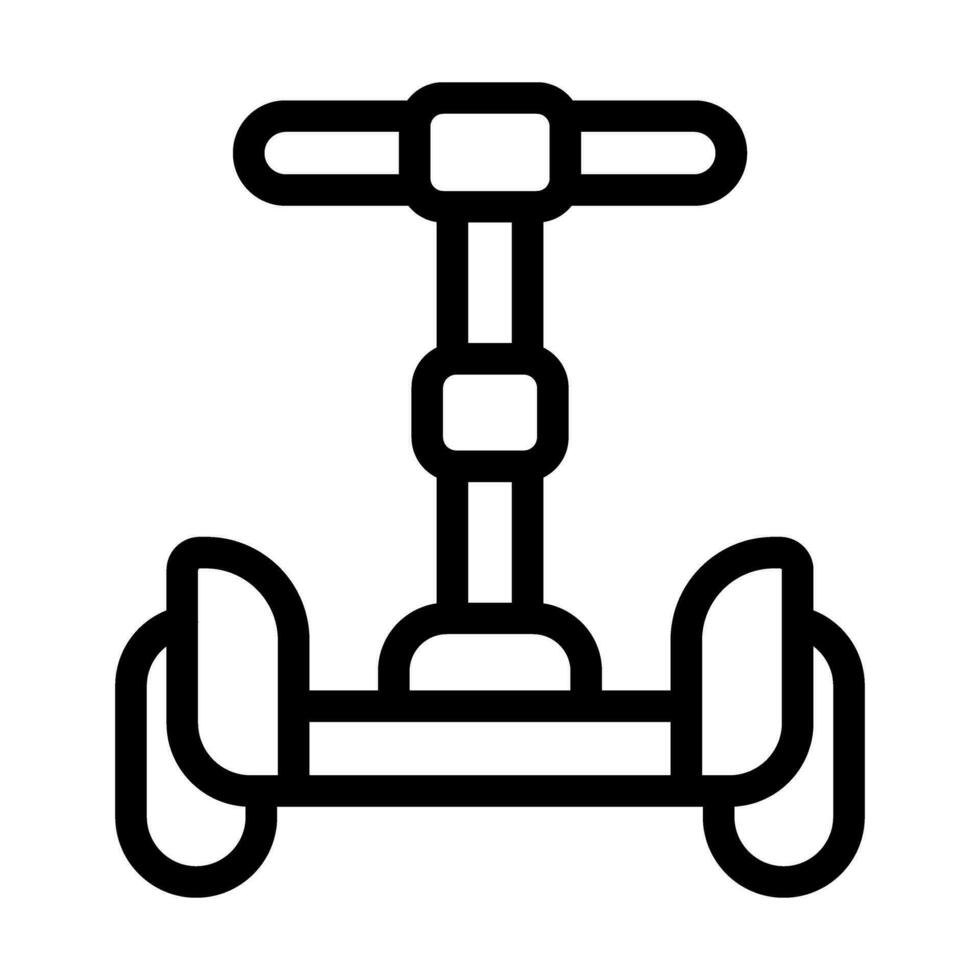 segway vector grueso línea icono para personal y comercial usar.