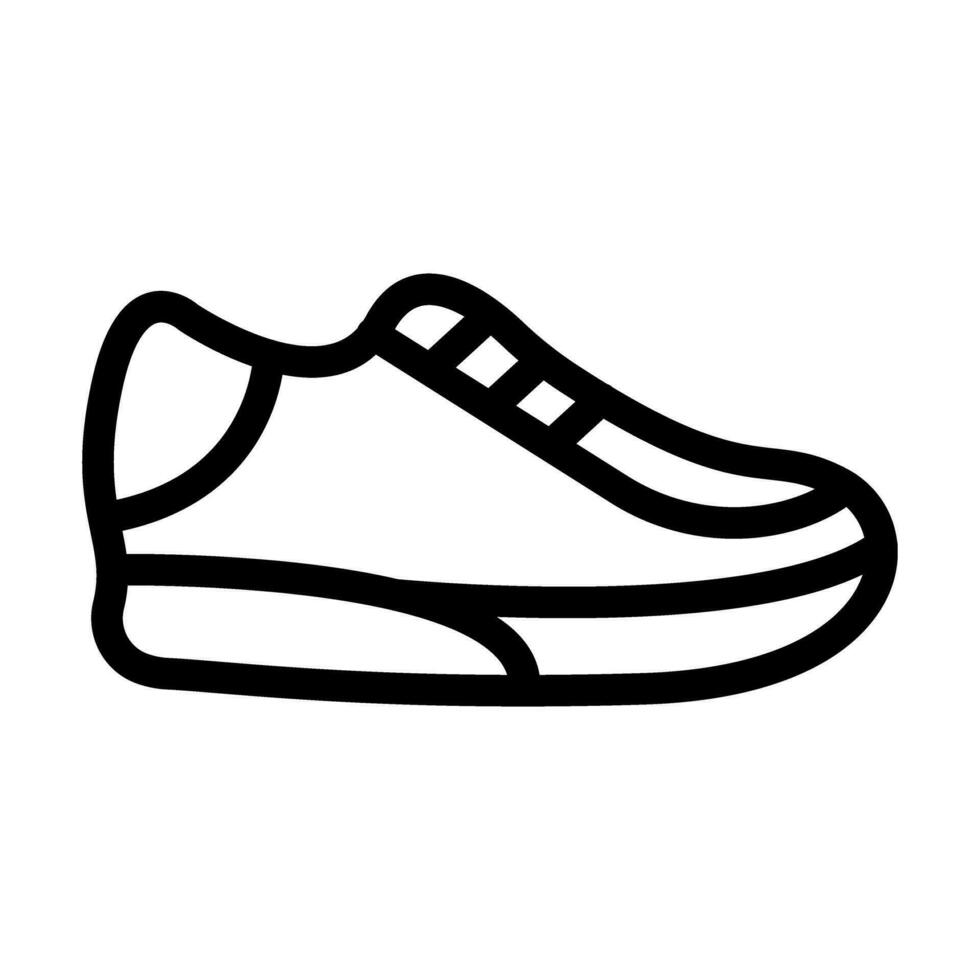 zapatillas vector grueso línea icono para personal y comercial usar.