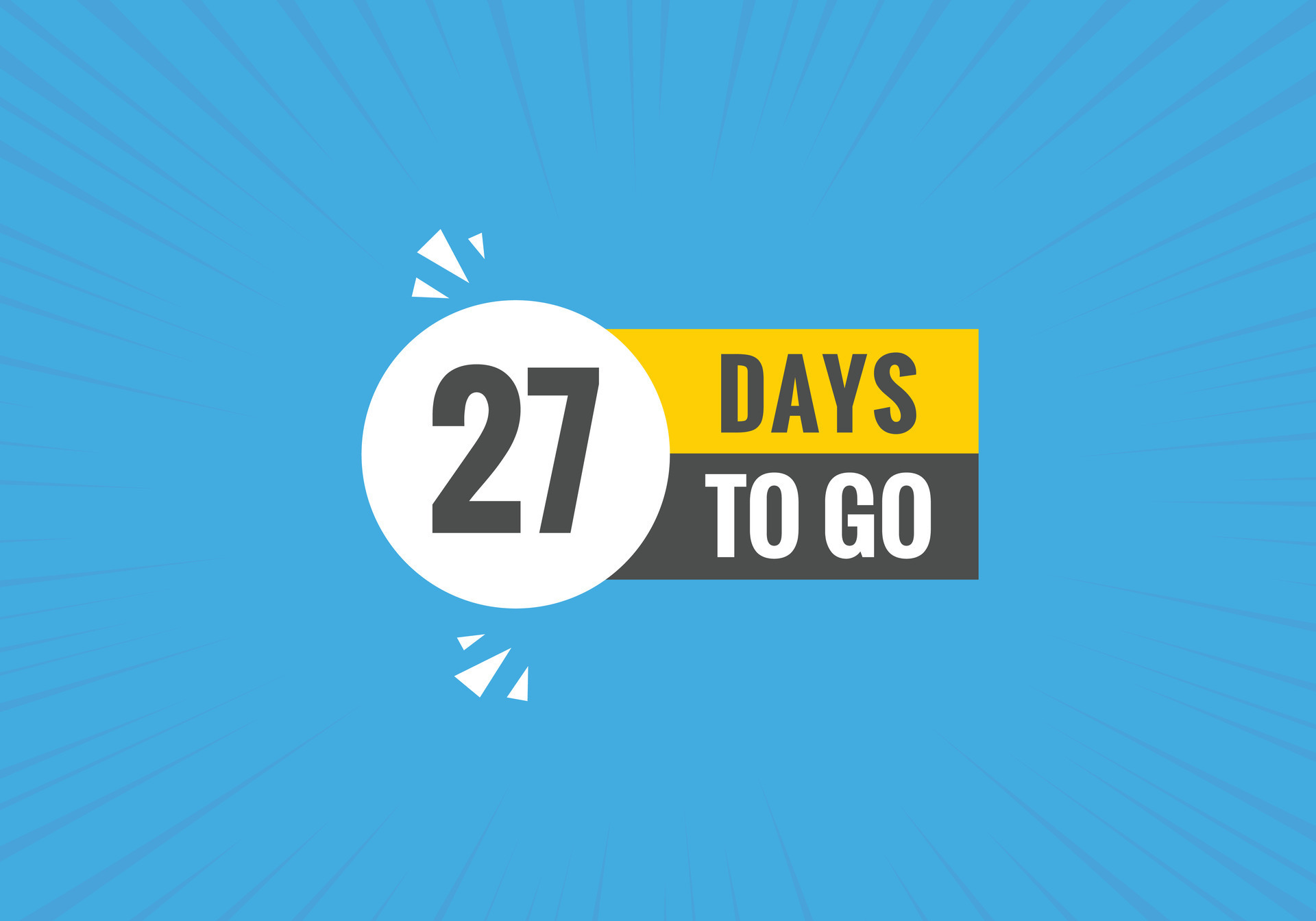 27 Days To Go Text Web Button Countdown Left 27 Day To Go Banner Label 27-days-to-go-text-web-button-countdown-left-27-day-to-go-banner-label