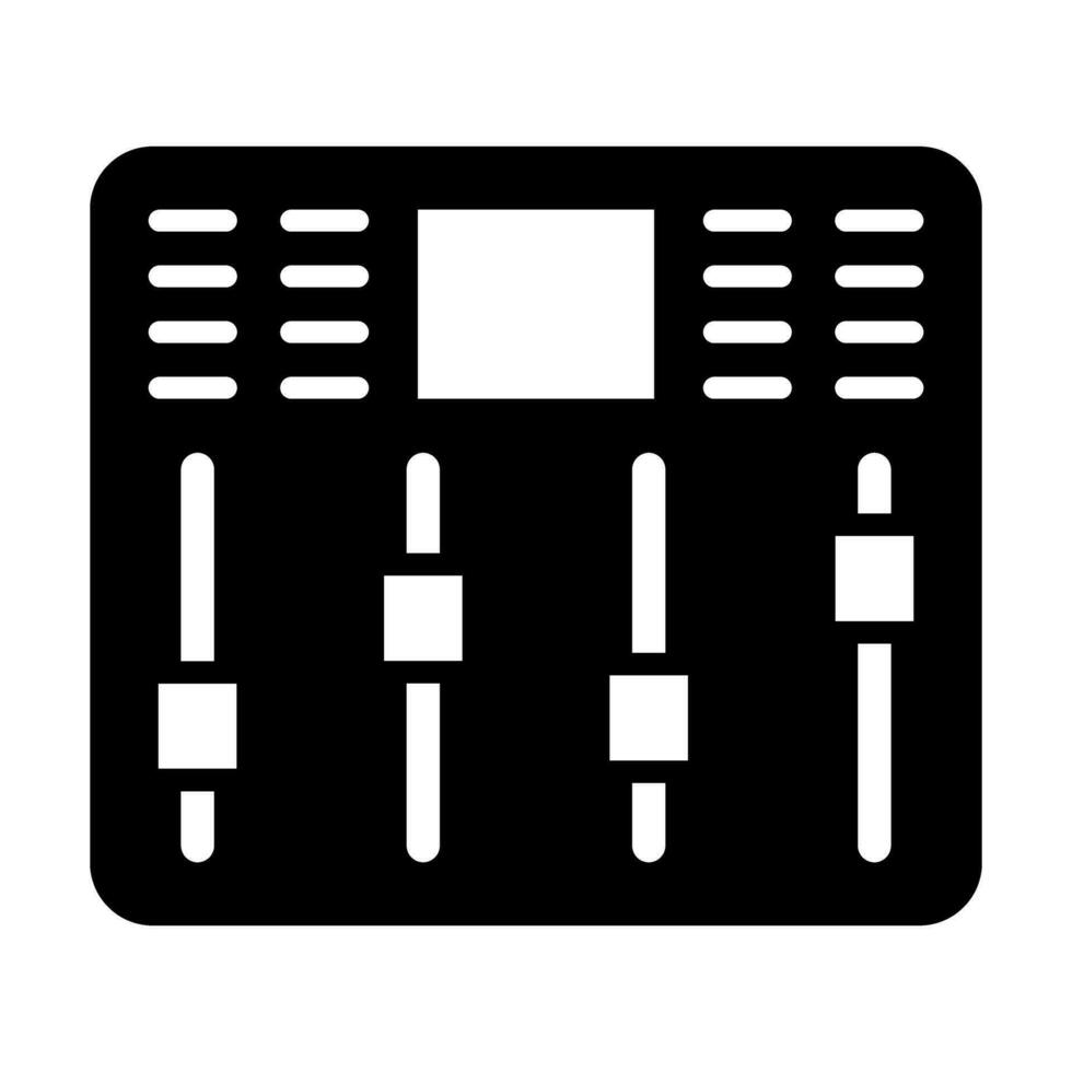 Faders Vector Glyph Icon For Personal And Commercial Use.