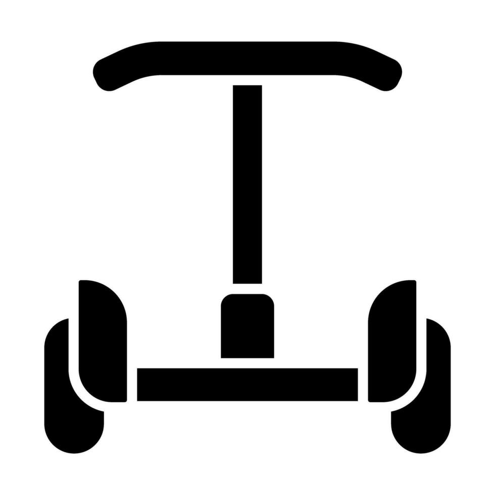 Segway Vector Glyph Icon For Personal And Commercial Use.