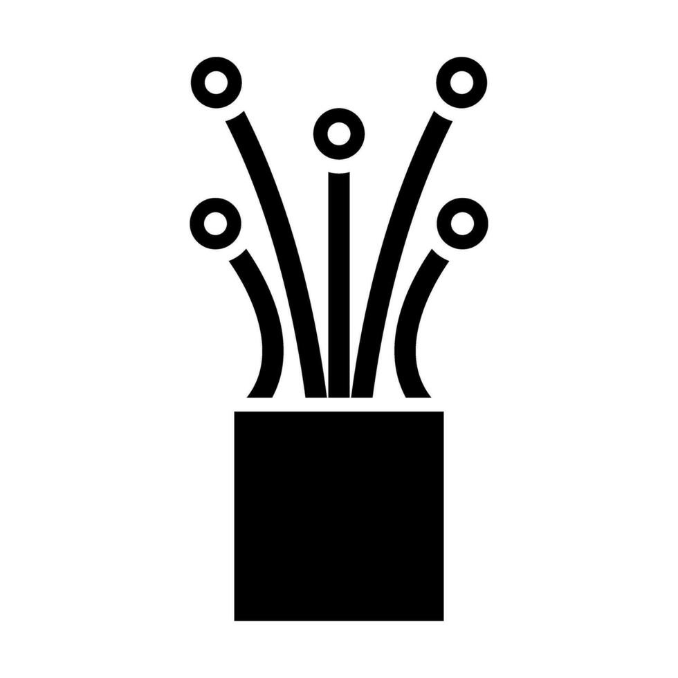 Cable Vector Glyph Icon For Personal And Commercial Use.