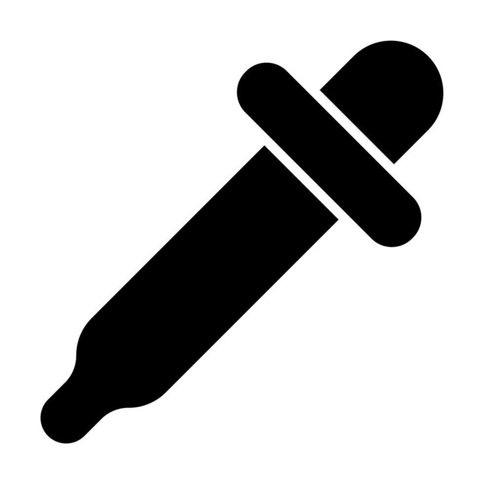 Eyedropper Vector Glyph Icon For Personal And Commercial Use.