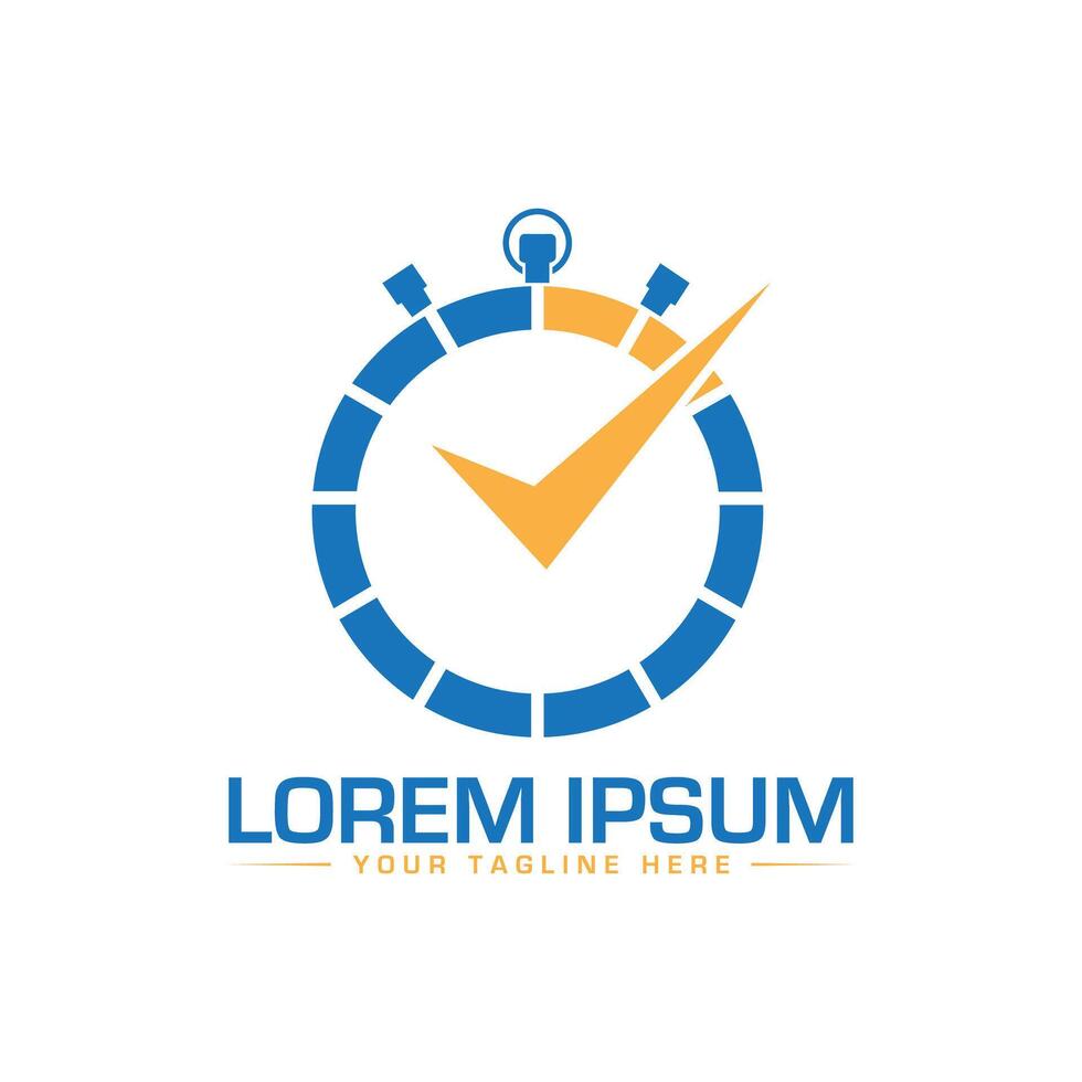 clock logo design creative logo 25727445 Vector Art at Vecteezy