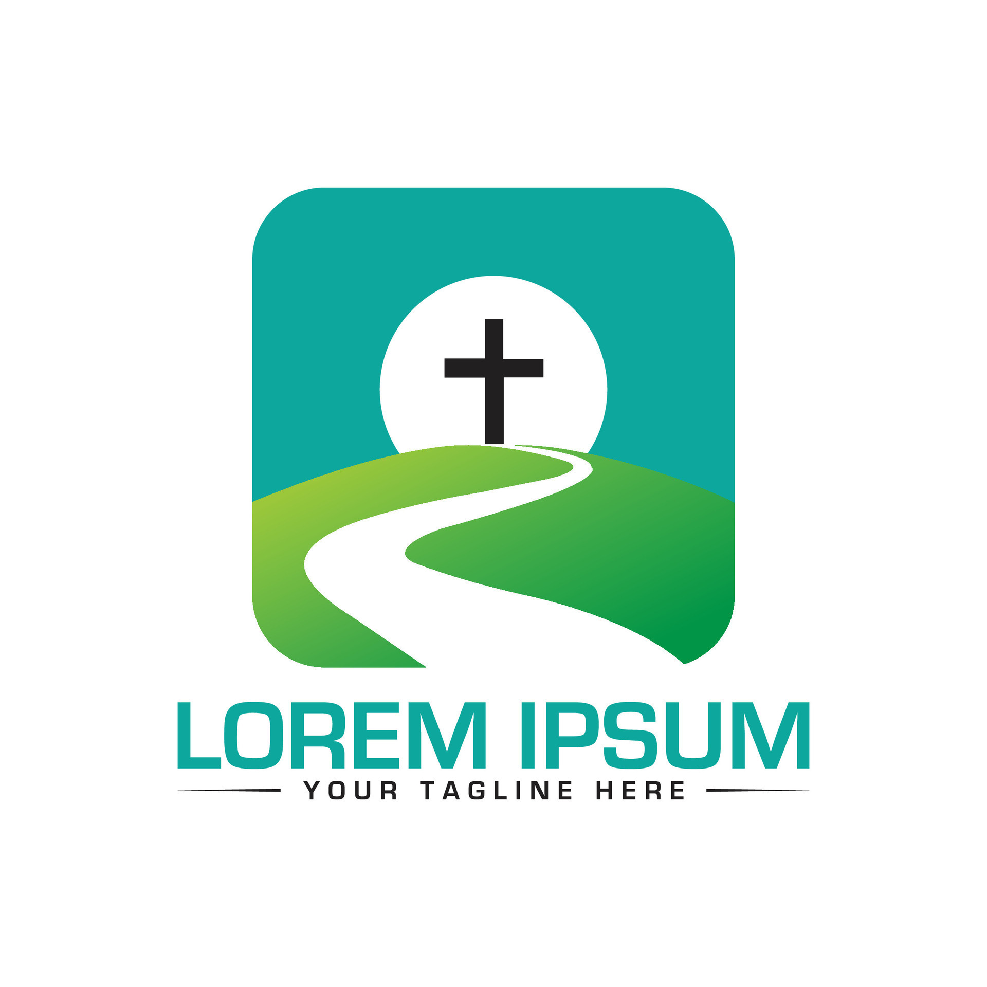 Church logo design creative church logo design 25727487 Vector Art at ...