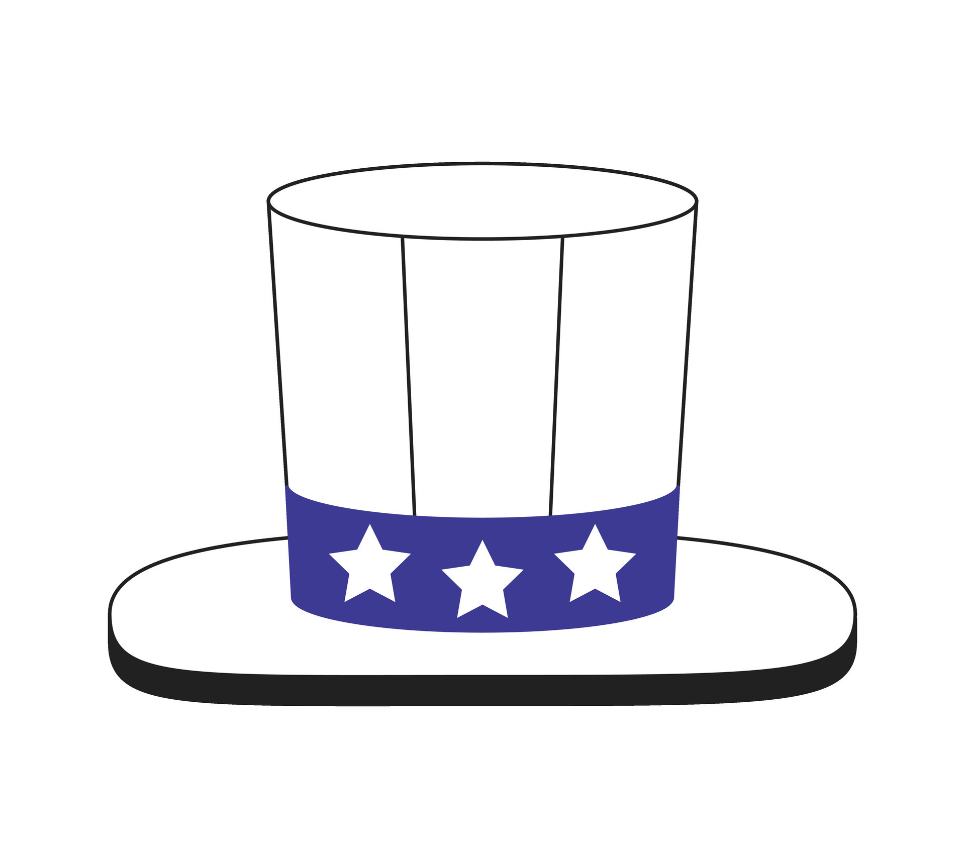 uncle sam cartoon hat