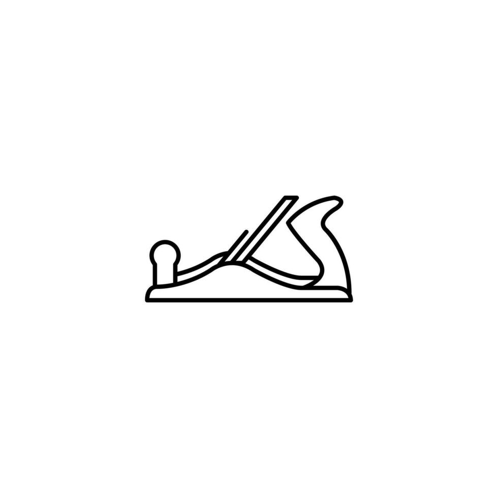 wood plane vector icon