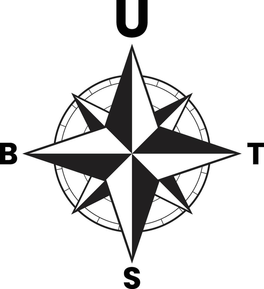 Compass icon.Modern compass logo design.Compas icon vector isolated on white background.Compass icon simple sign