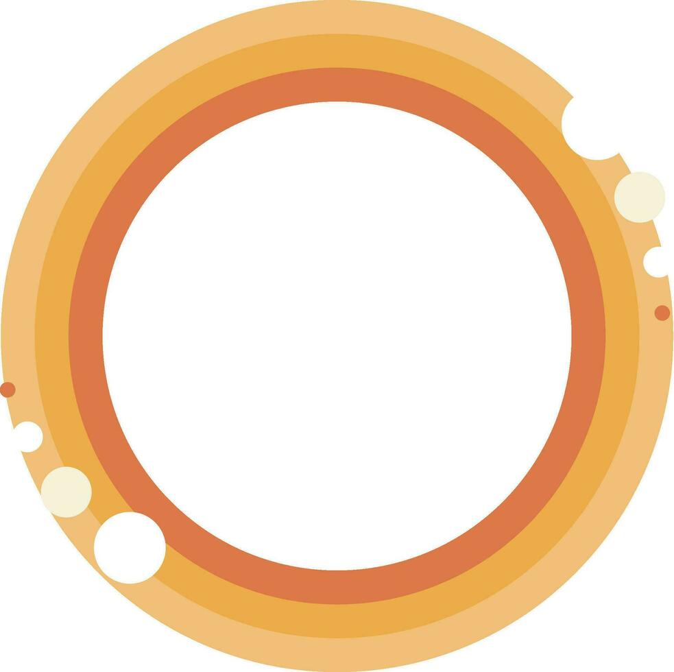 resumen circulo marco. moderno circular estético marco decorativo bandera diseño. resumen antecedentes color círculos aislado antecedentes vector