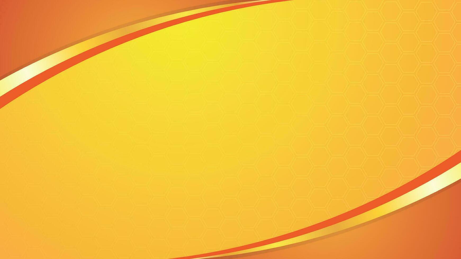 Abstract Orange Wave Background vector
