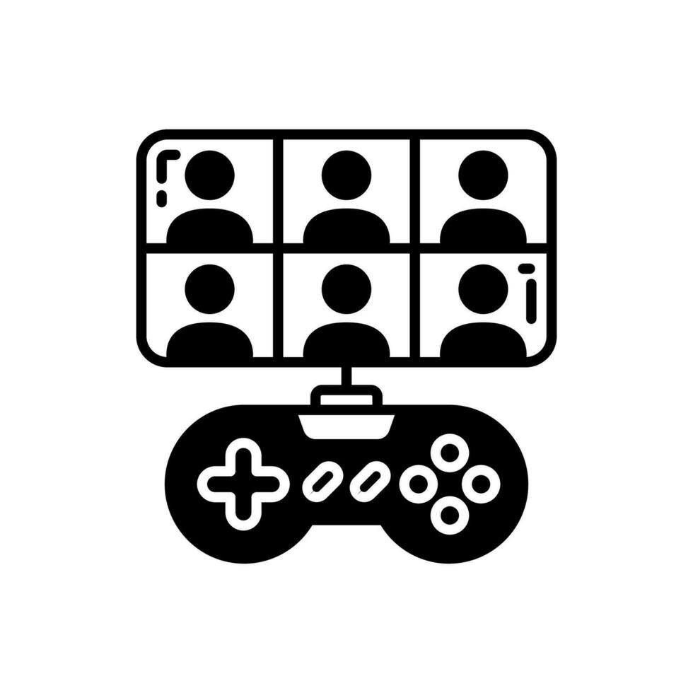 Players icon in vector. Illustration vector