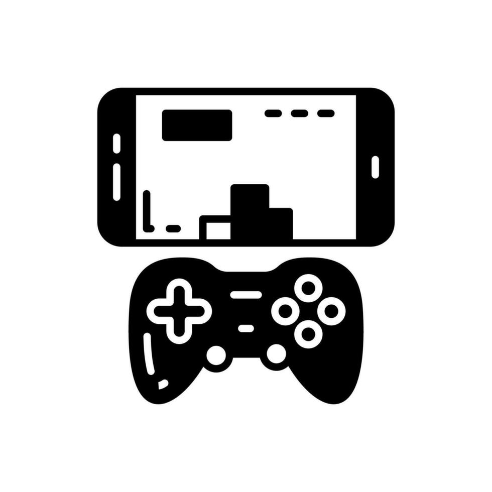 Esports mobile gaming icon in vector. Illustration vector