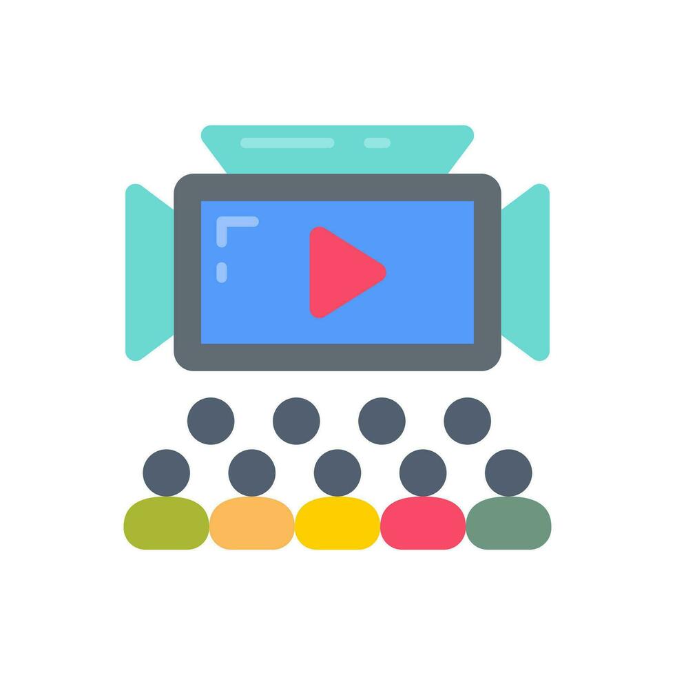 Esports broadcasting icon in vector. Illustration vector
