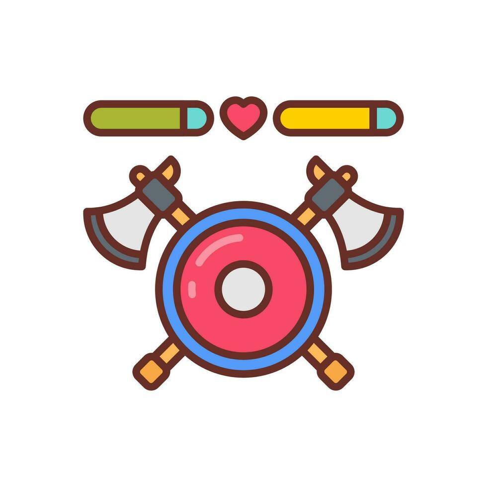 Role playing games icon in vector. Illustration vector