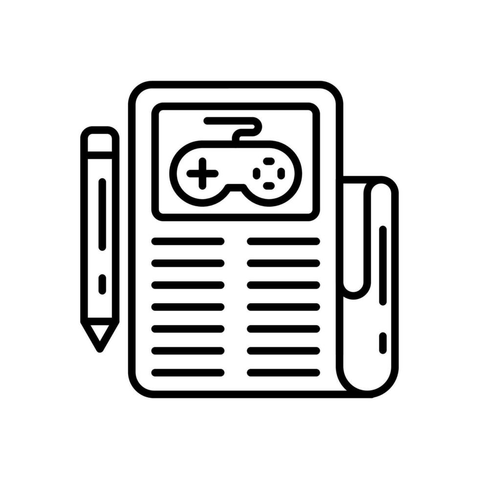 Esports News icon in vector. Illustration vector