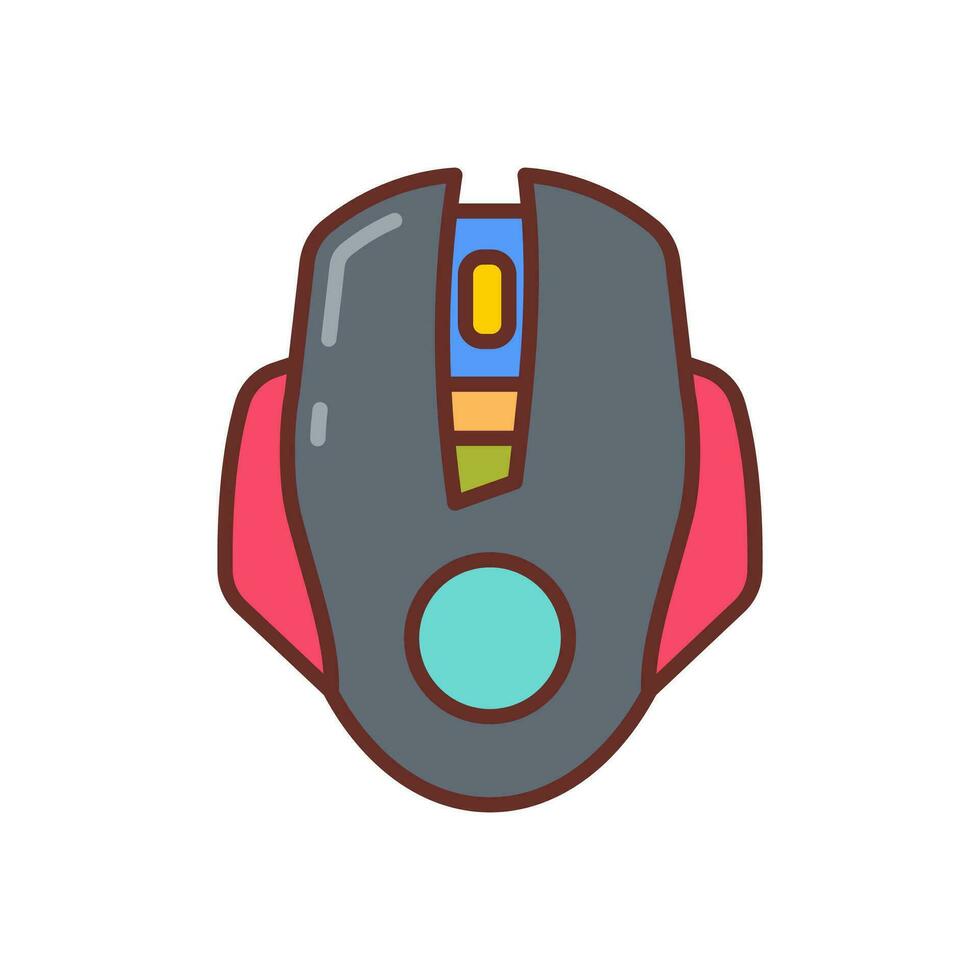 esports ratones icono en vector. ilustración vector